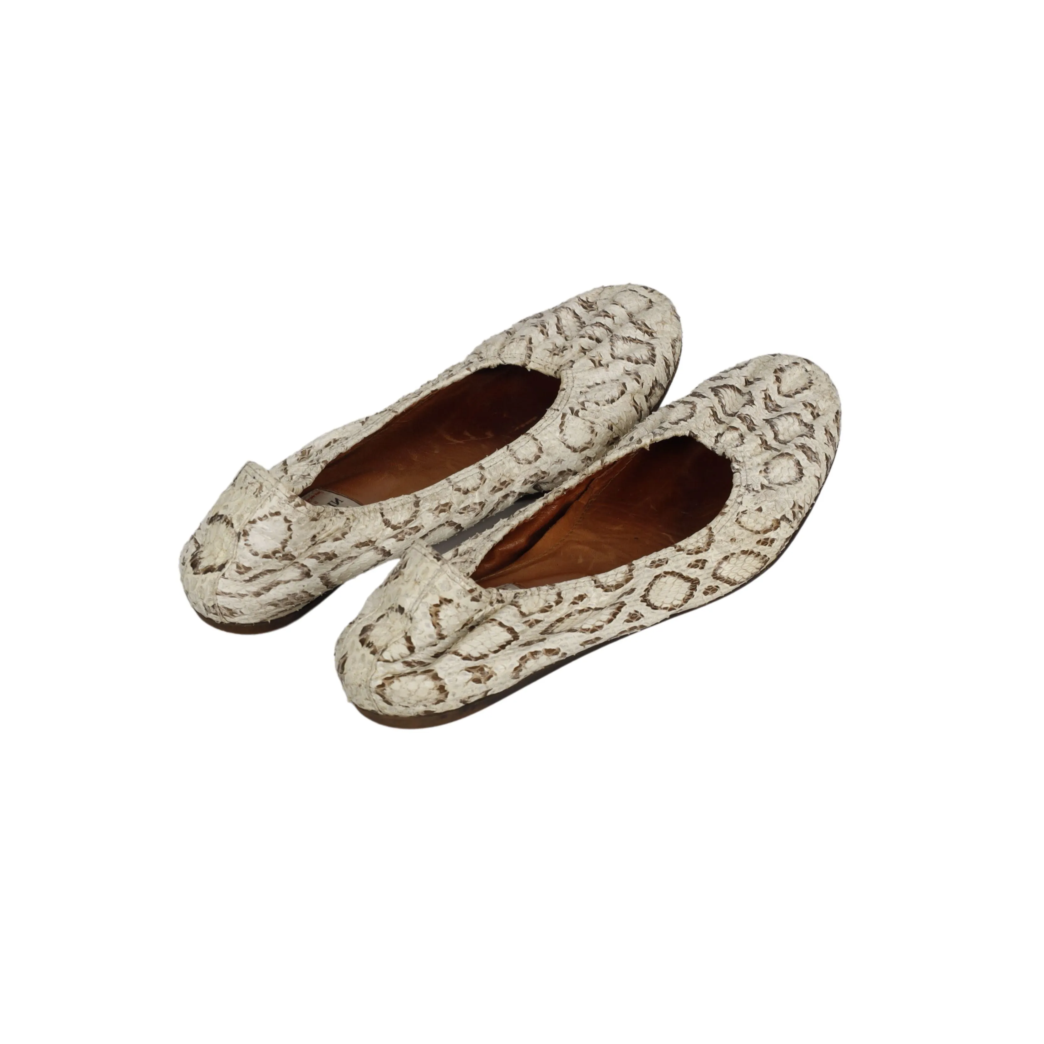 Lanvin Snakeskin Ballet Flats - '10s