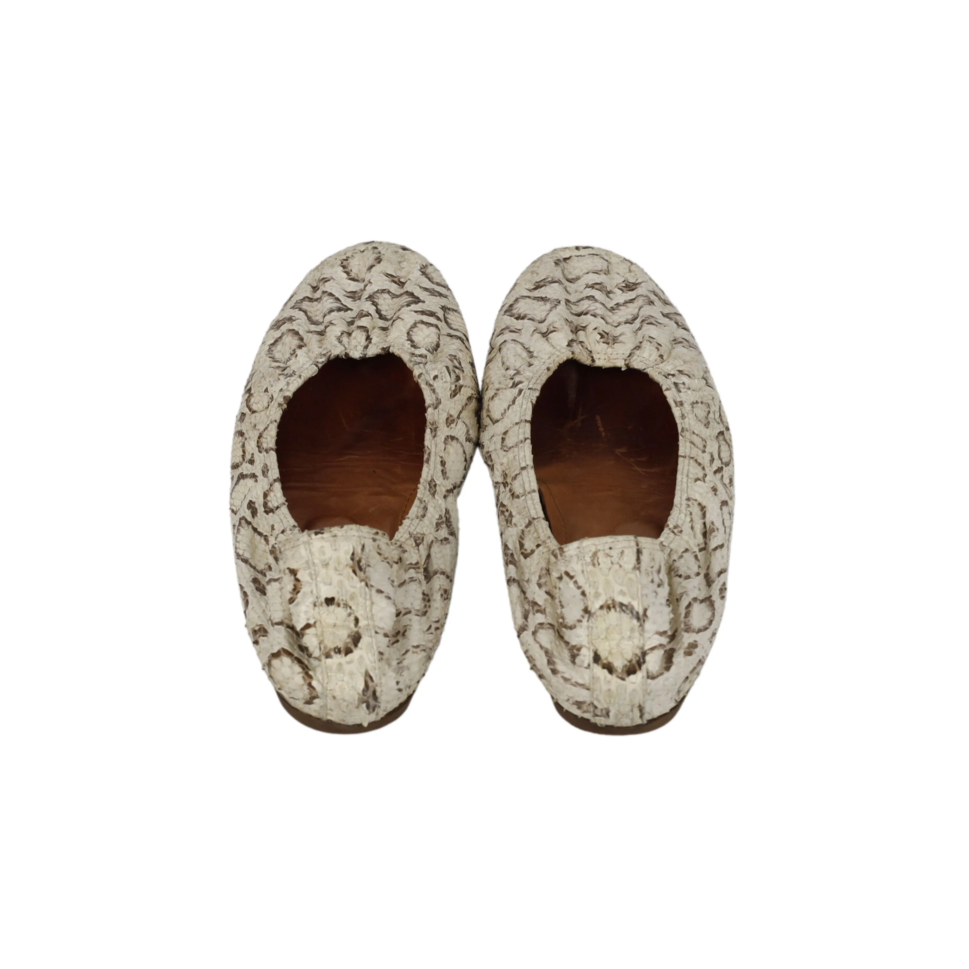 Lanvin Snakeskin Ballet Flats - '10s