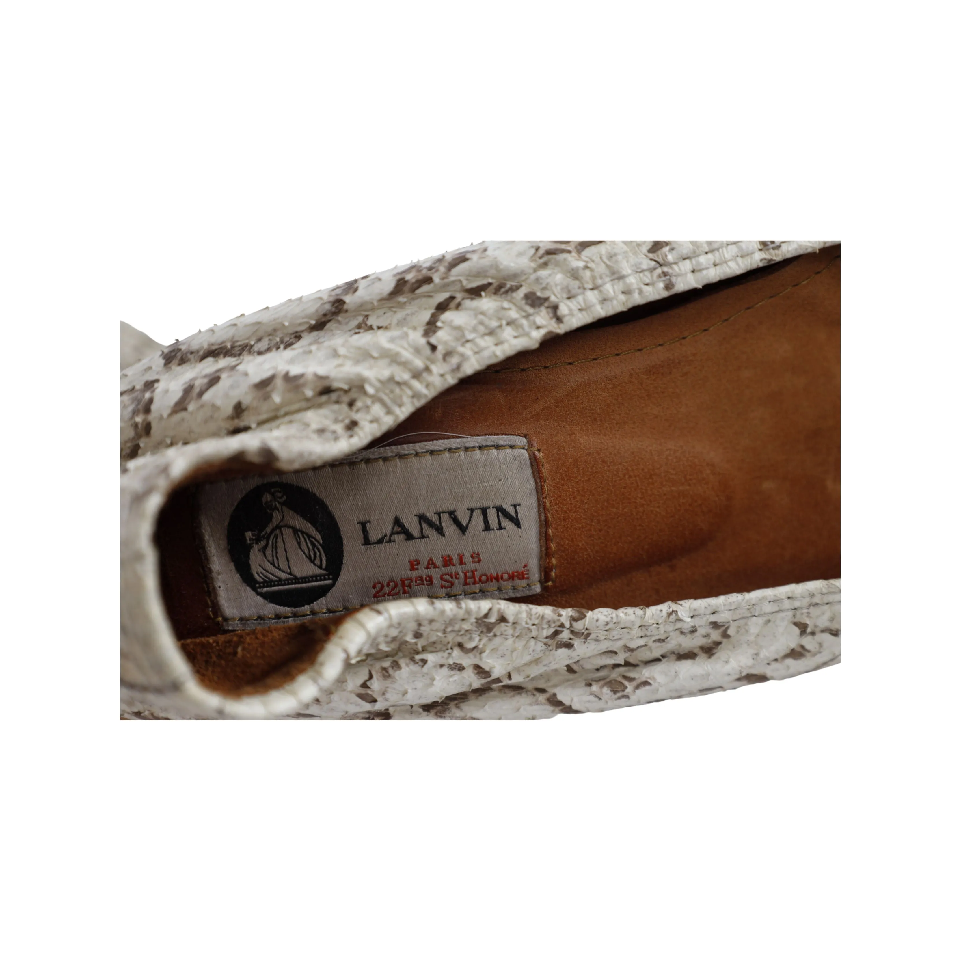 Lanvin Snakeskin Ballet Flats - '10s