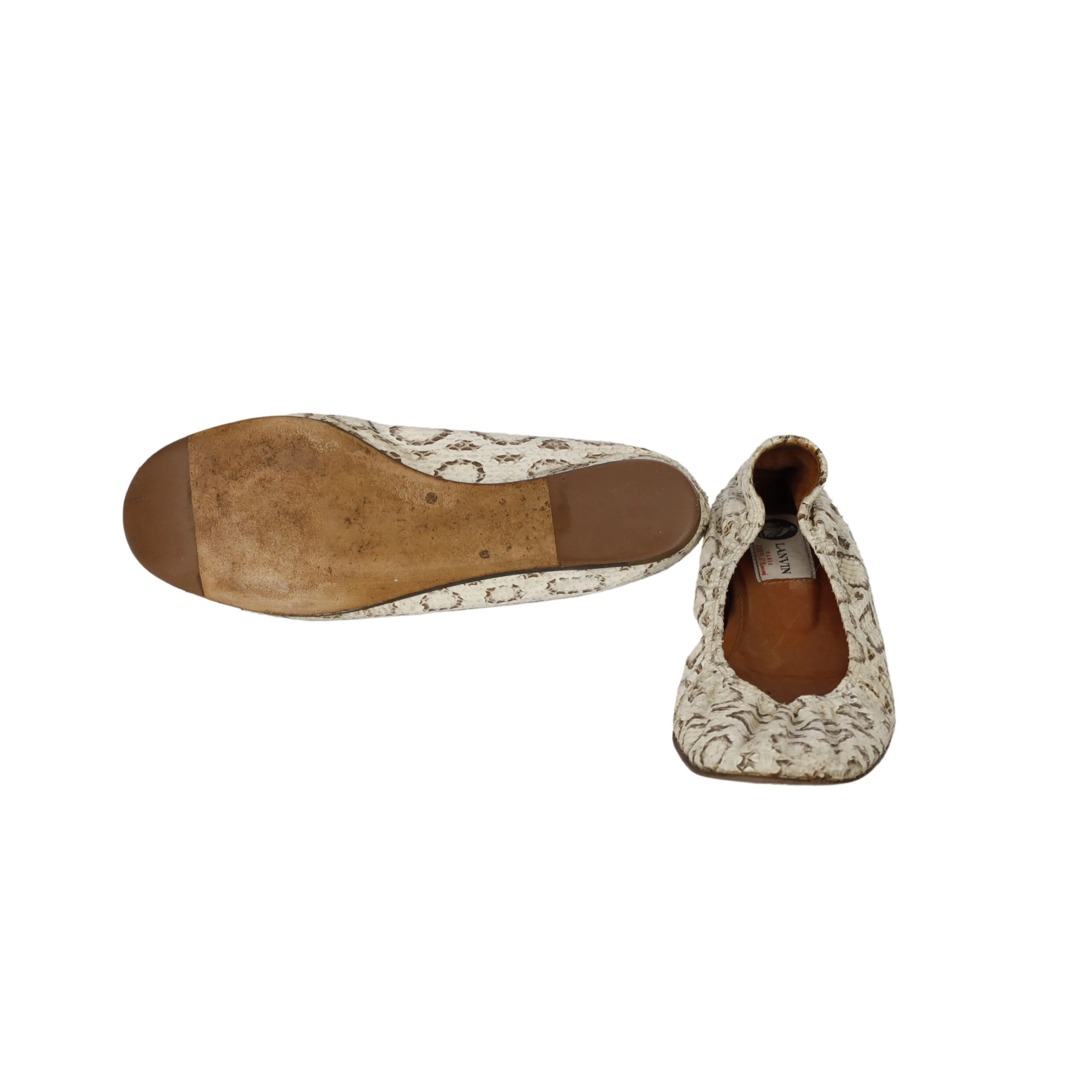 Lanvin Snakeskin Ballet Flats - '10s