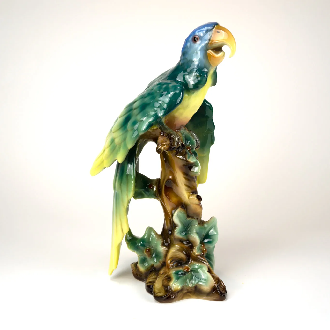 Large Parrot Figurine