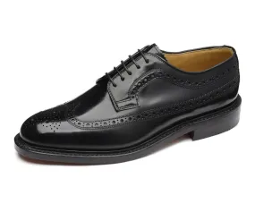 LOAKE Royal Brogue Shoe - Black