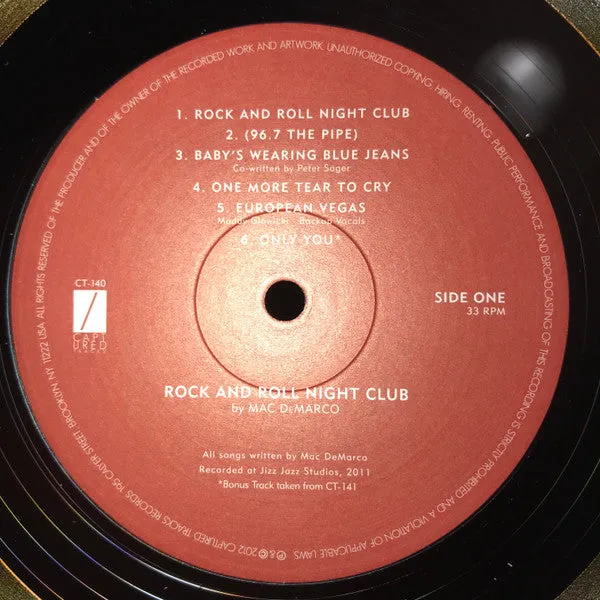 Mac Demarco ~ Rock And Roll Night Club