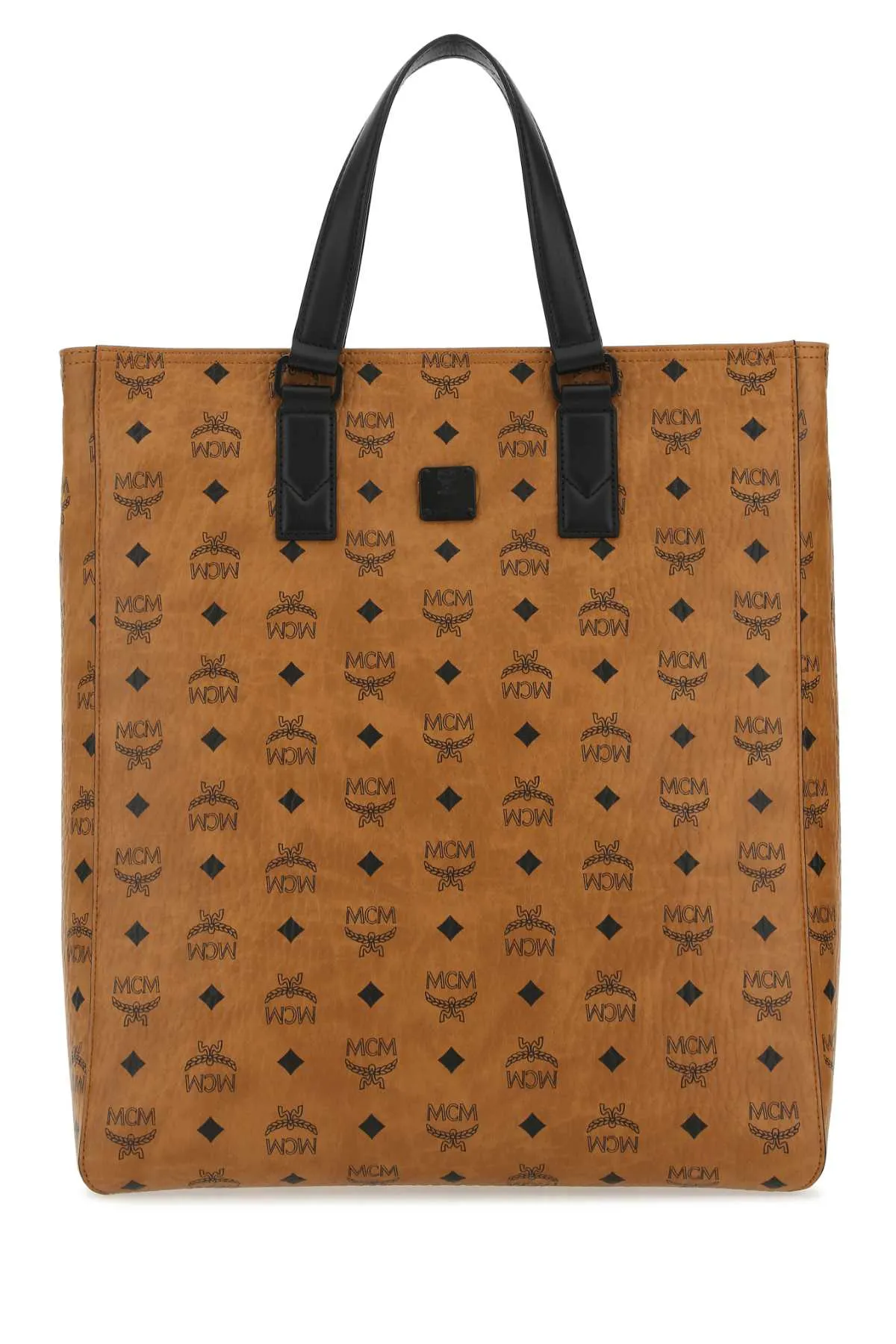 MCM Klassik Allover Logo Printed Tote Bag