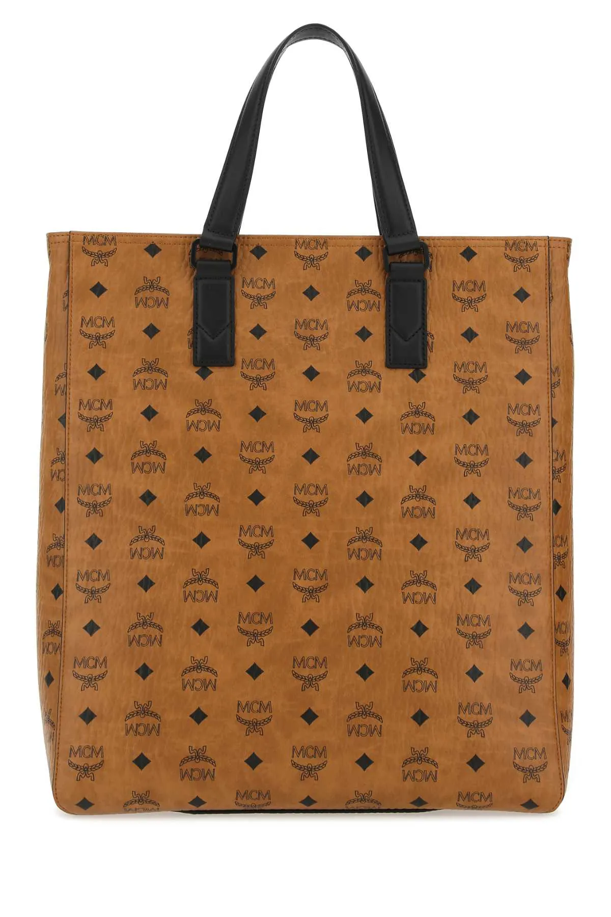 MCM Klassik Allover Logo Printed Tote Bag