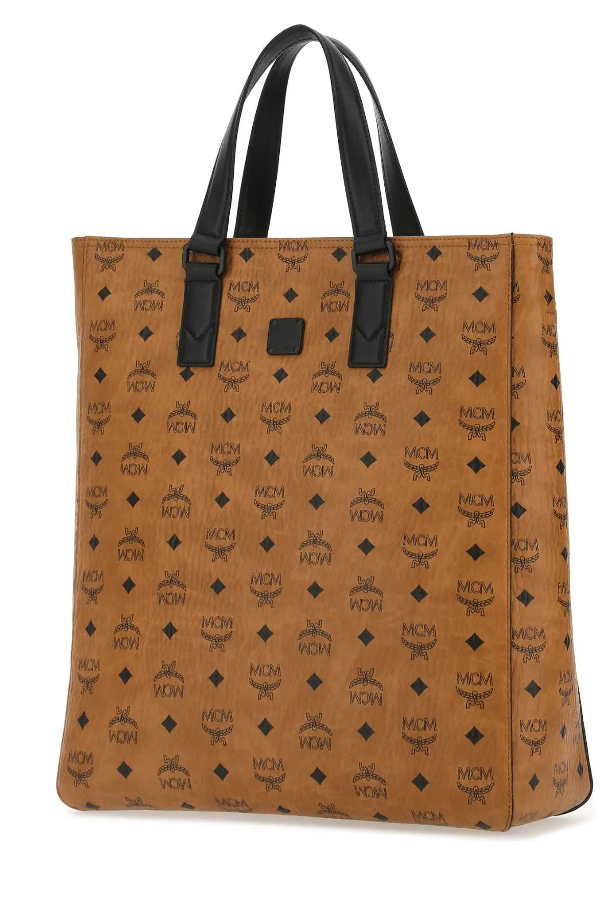 MCM Klassik Allover Logo Printed Tote Bag