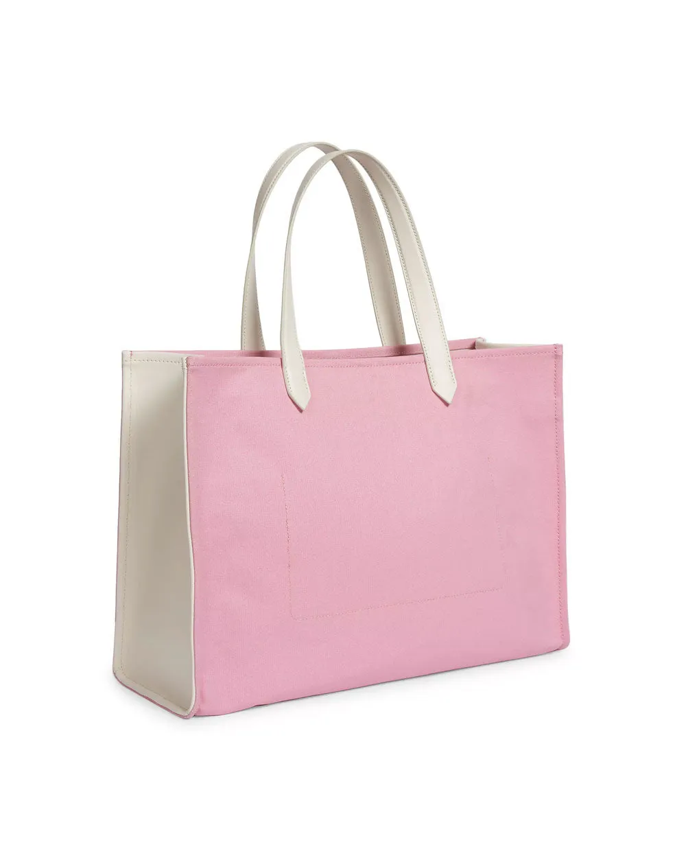 Medium B-Army Canvas Shopper Tote in Rose