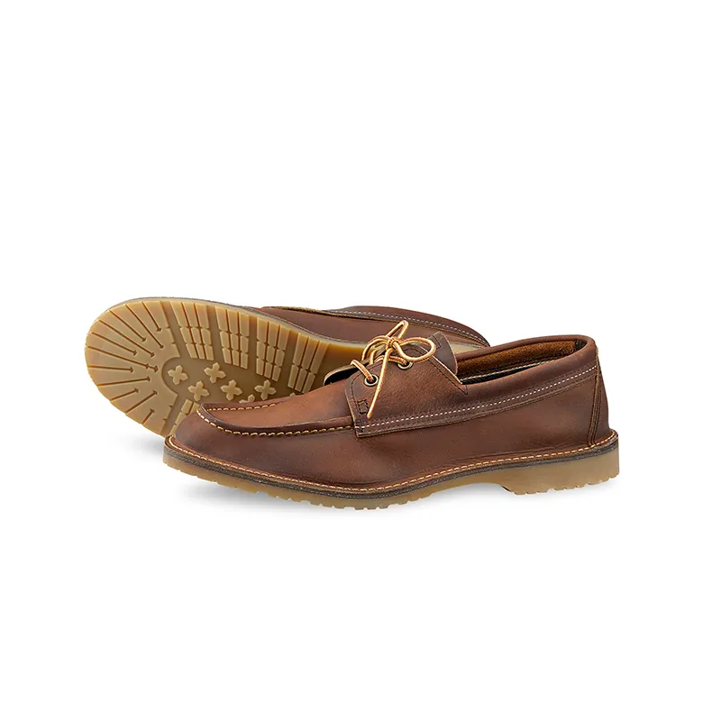 Men’s Leather Shoes for All Seasons, Brown Low-Top 