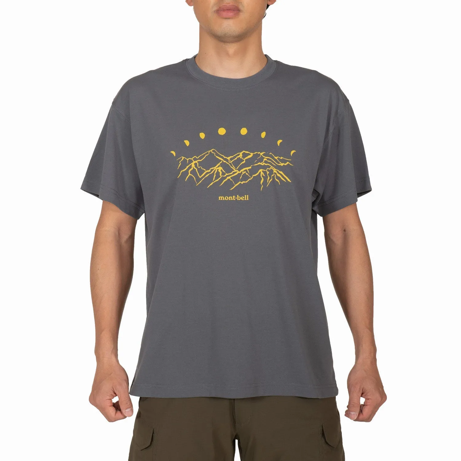 Montbell T-Shirt Unisex Wickron T Japan Alps at Night - Everyday Hiking Trekking Firstlayer