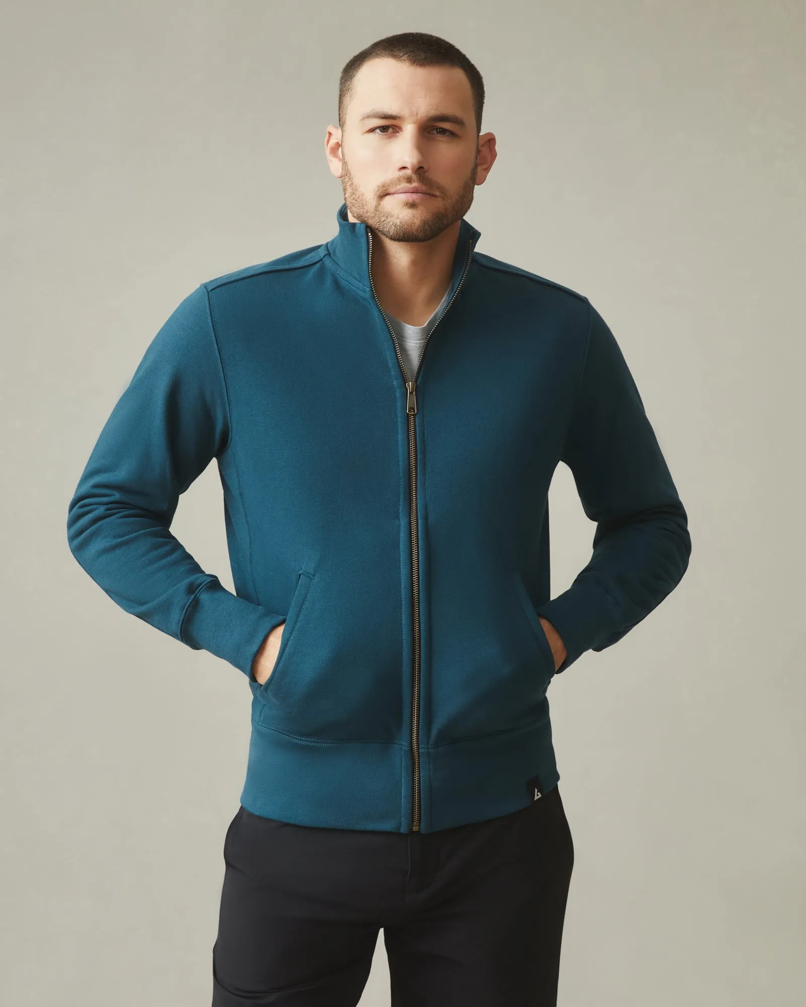 Moto Full Zip - Blue Mountain