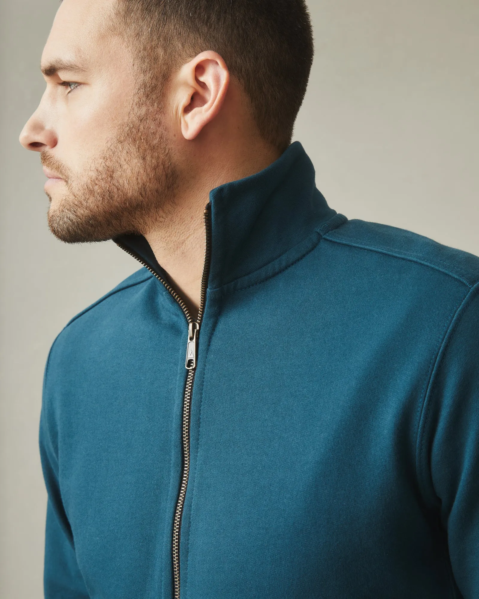 Moto Full Zip - Blue Mountain