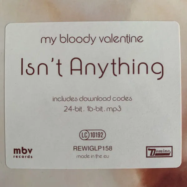 My Bloody Valentine ~ Isn't Anything