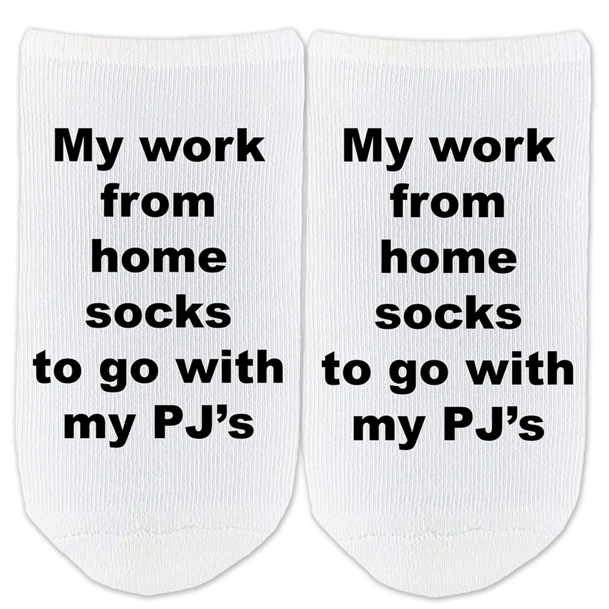 My Work From Home Socks - Funny Public Service Socks