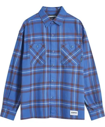 NEIGHBORHOOD Men's Tartan Check Shirt