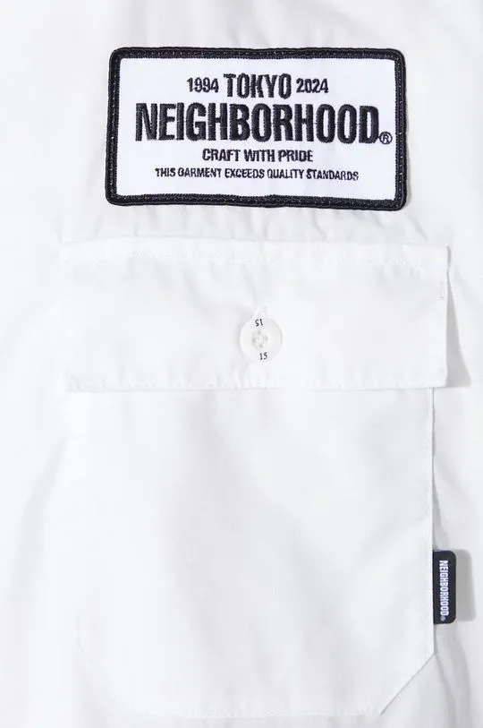 NEIGHBORHOOD shirt Classic Work Shirt men's white color 241TSNH.SHM01