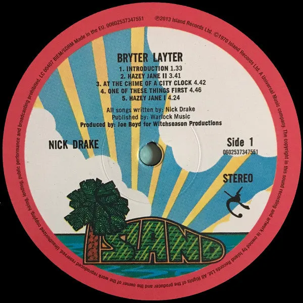 Nick Drake ~ Bryter Layter