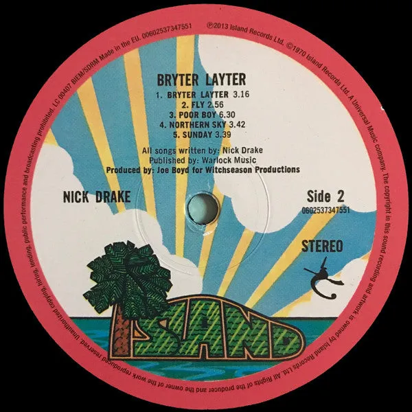 Nick Drake ~ Bryter Layter