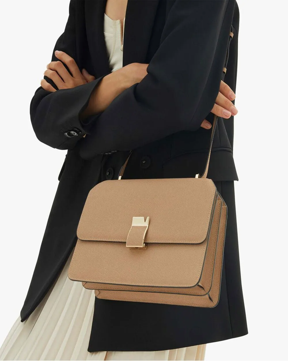 Nolo Medium Crossbody Bag in Cashmere Beige