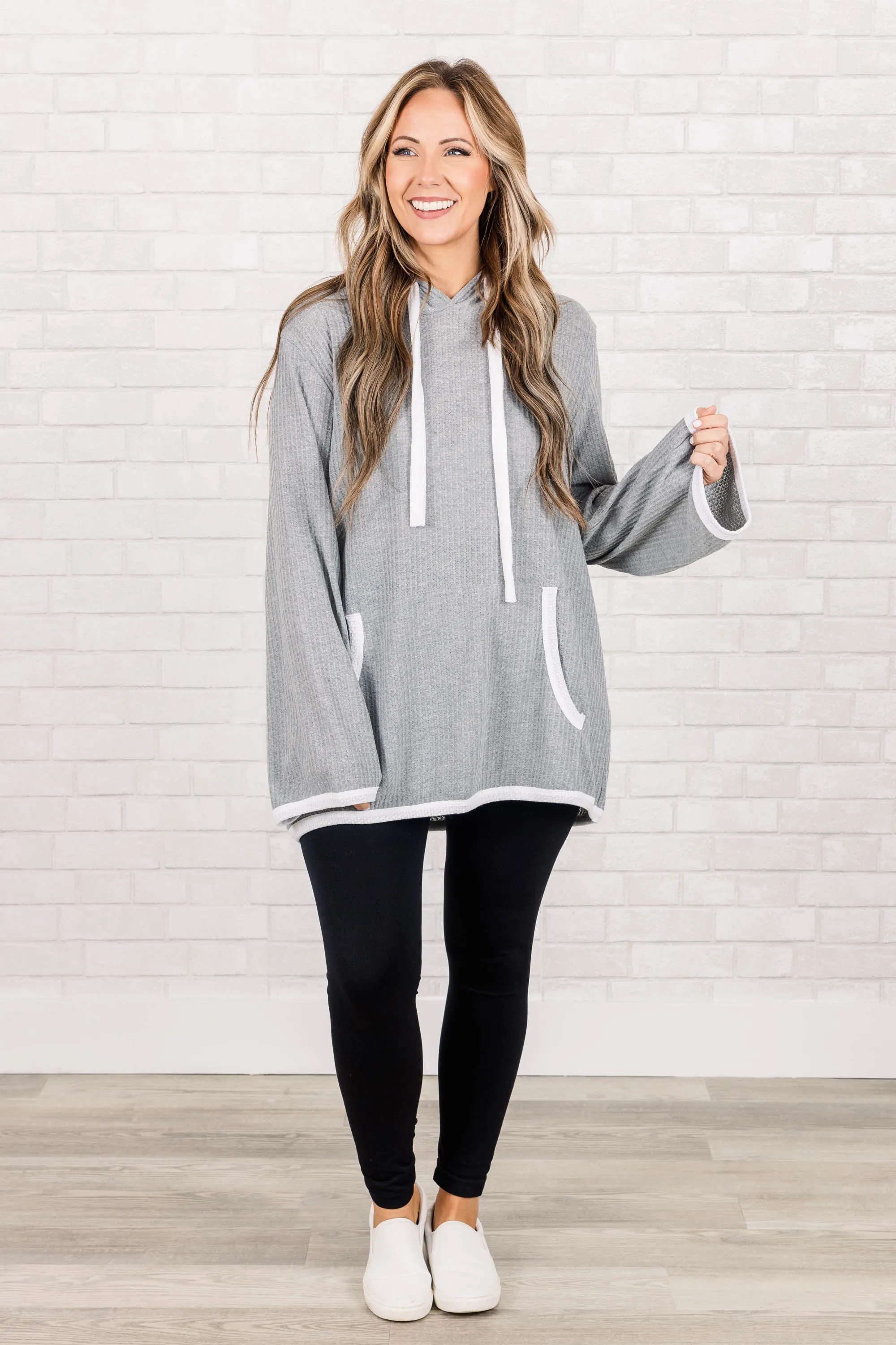 Obsessed With Comfort Top, Gray