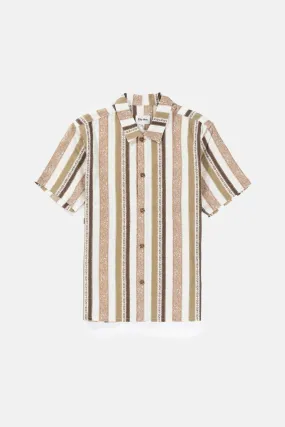 Paisley Stripe Ss Shirt Desert Sage