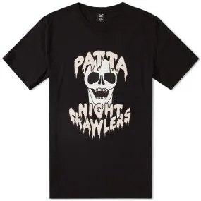 Patta Crawlers TeeBlack & Pale Dogwood