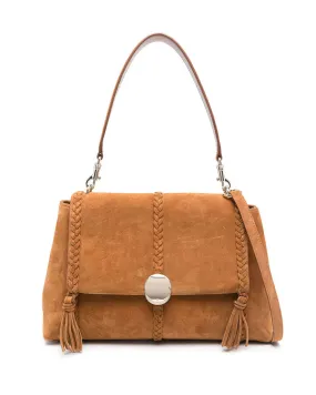 Penelope Shoulder Bag in Autumn Brown