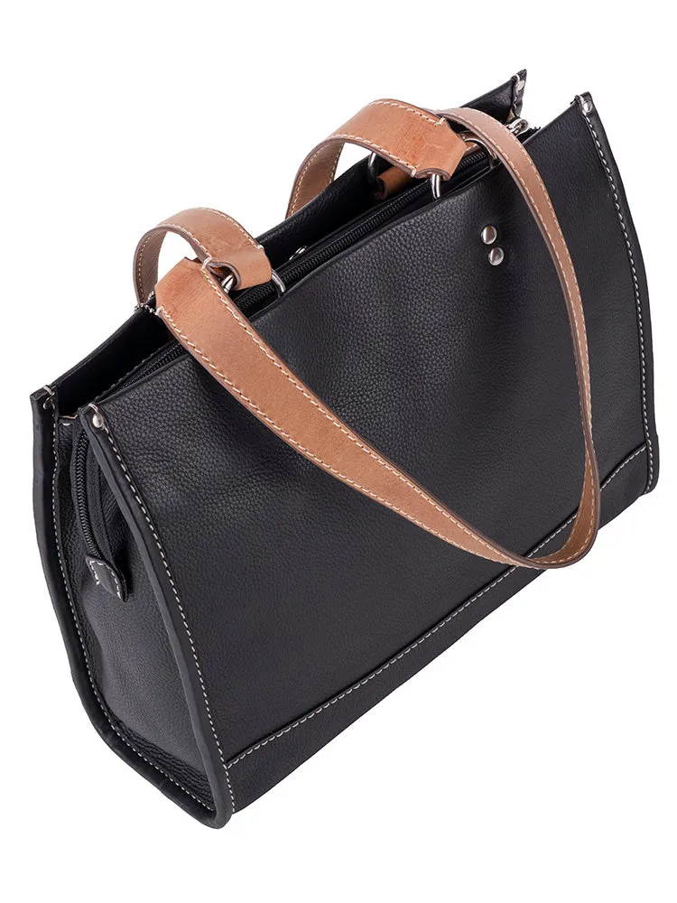 Polo Benton Tote  Black/Tan