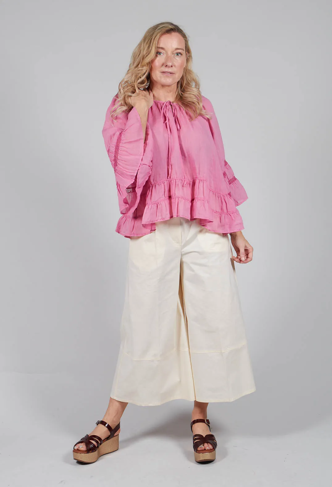 Prairie Blouse in Desert Pink