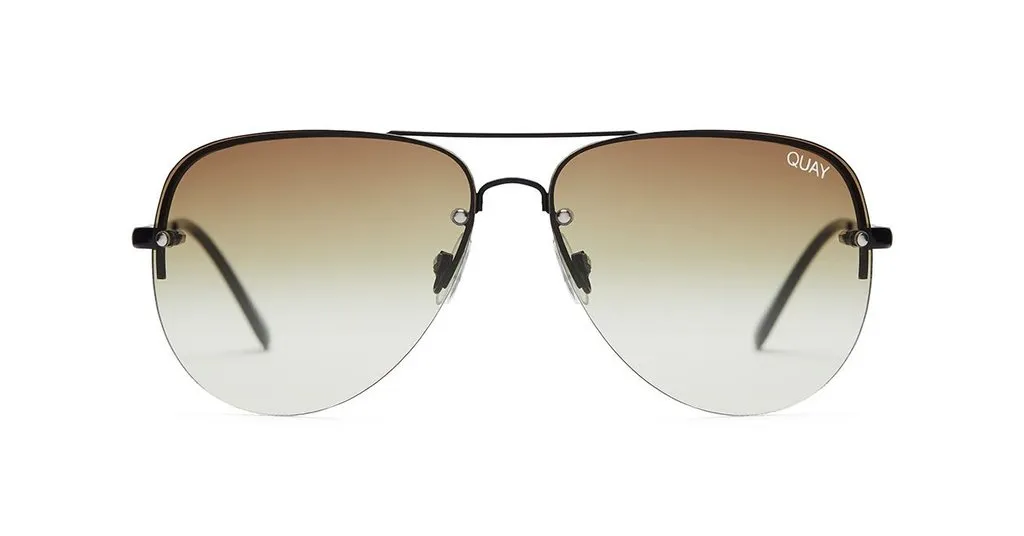 Quay Muse Fade Black Brown Sunglasses