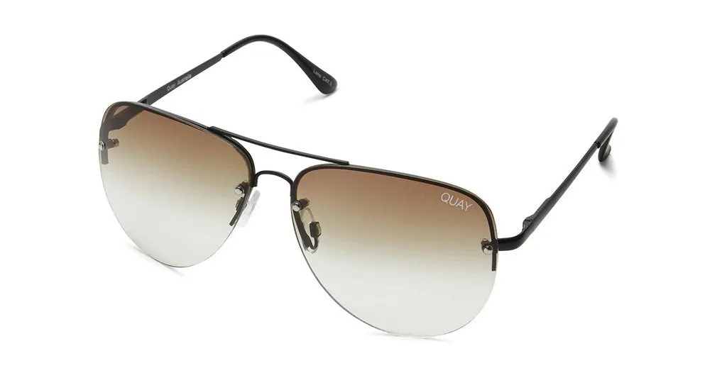 Quay Muse Fade Black Brown Sunglasses