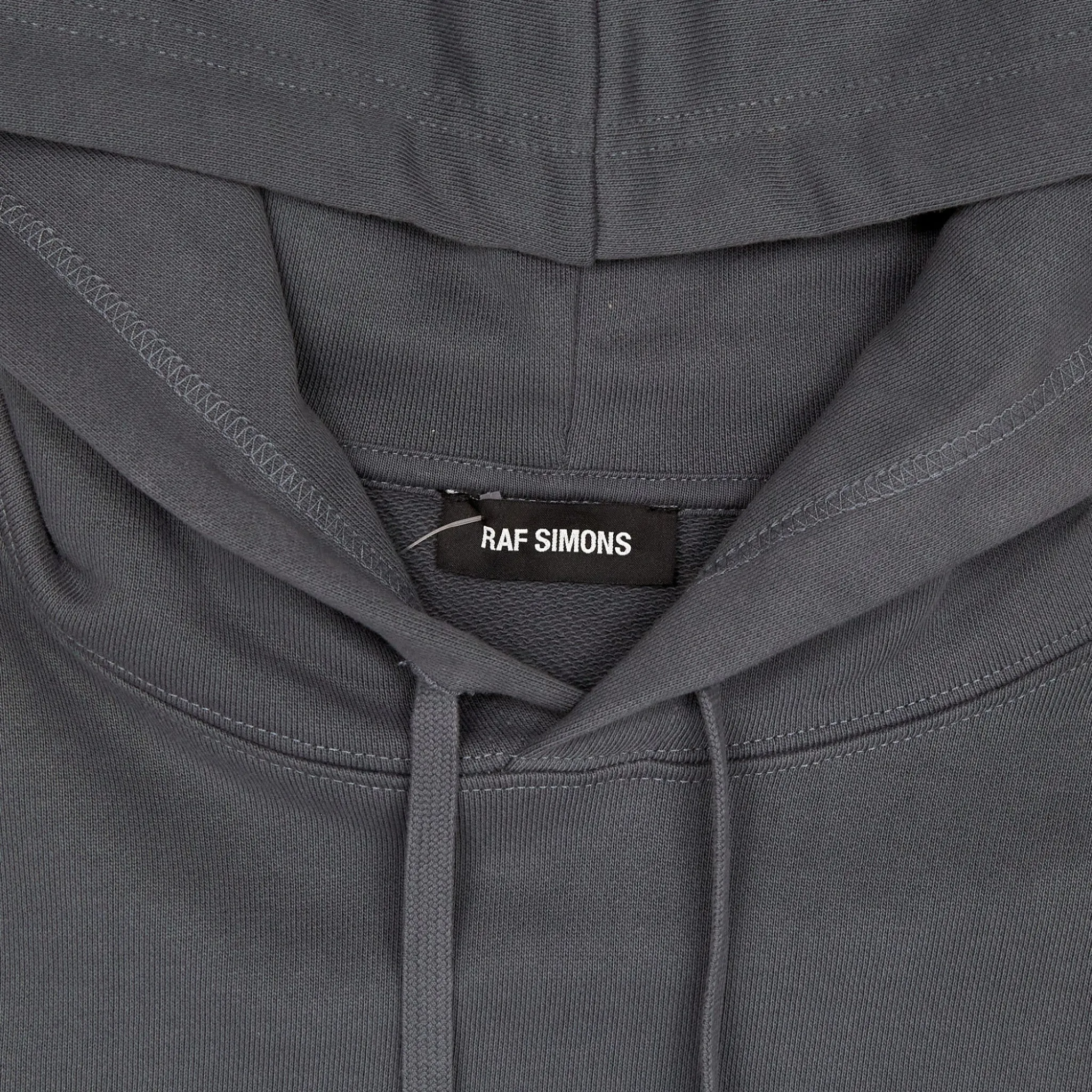 Raf Simons Dark Grey Popover Hoody