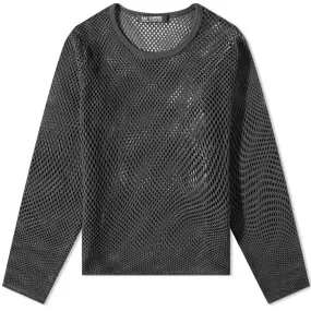 Raf Simons Long Sleeve Net T-ShirtDark Grey