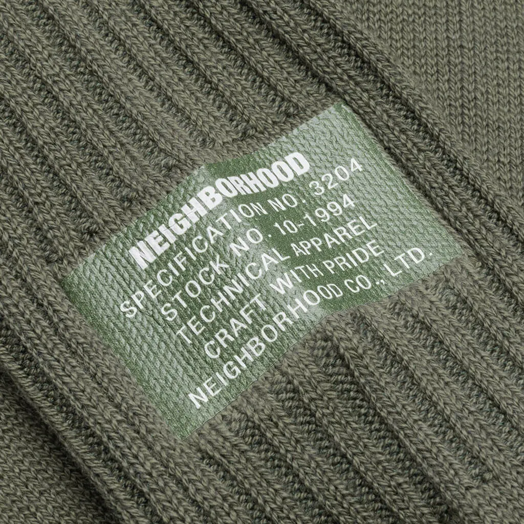 Rib Socks - Olive Drab