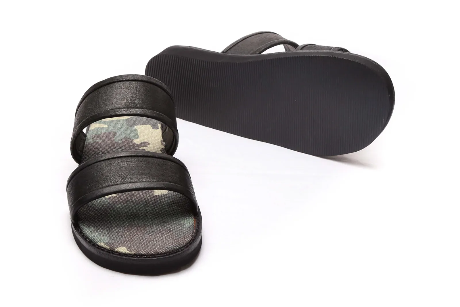 Sandal Camo Black