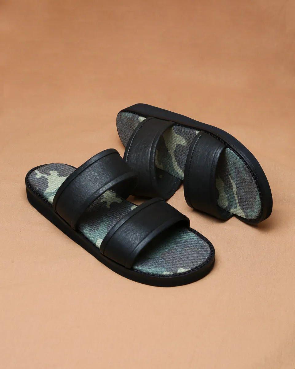 Sandal Camo Black