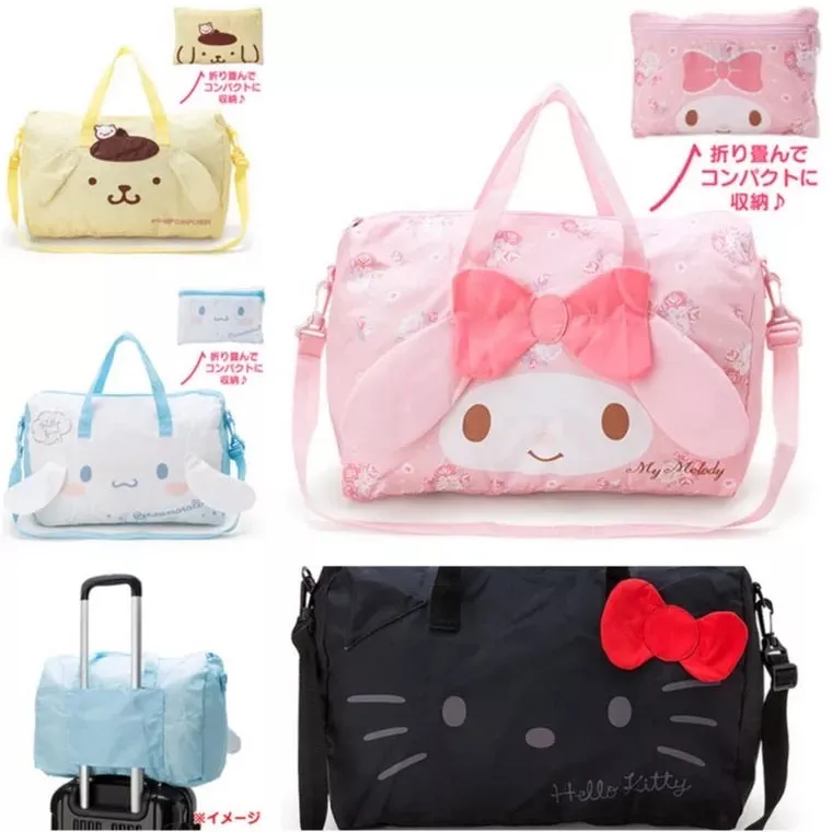 Sanrio character travel bag foldable Carry bag