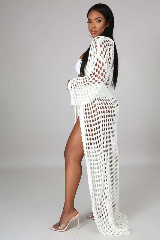 SEXY CROCHET COVER-UP KIMONO