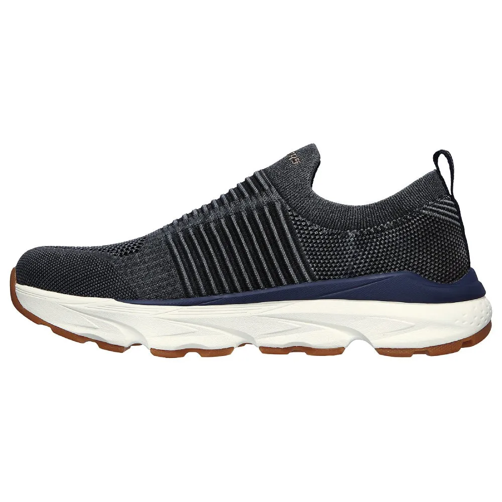 SKECHERS Men's Delmont Jenko Running Shoe (Navy)