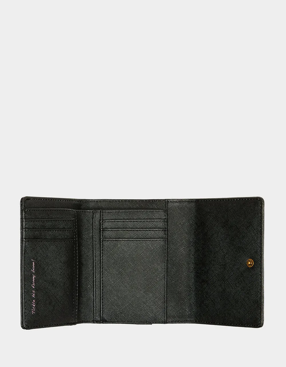 SKULL BOSS TRIFOLD WALLET BLACK