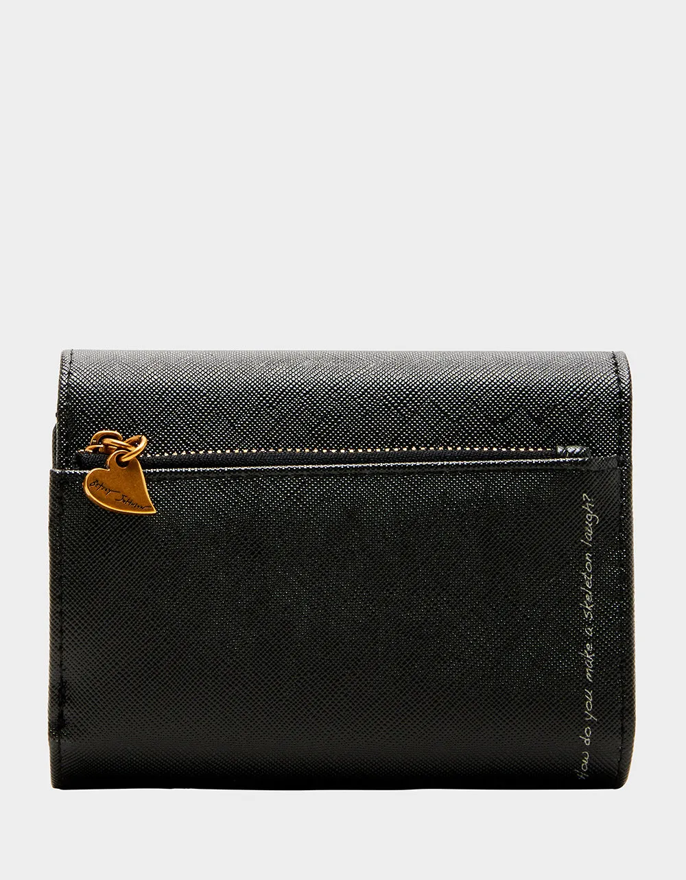 SKULL BOSS TRIFOLD WALLET BLACK