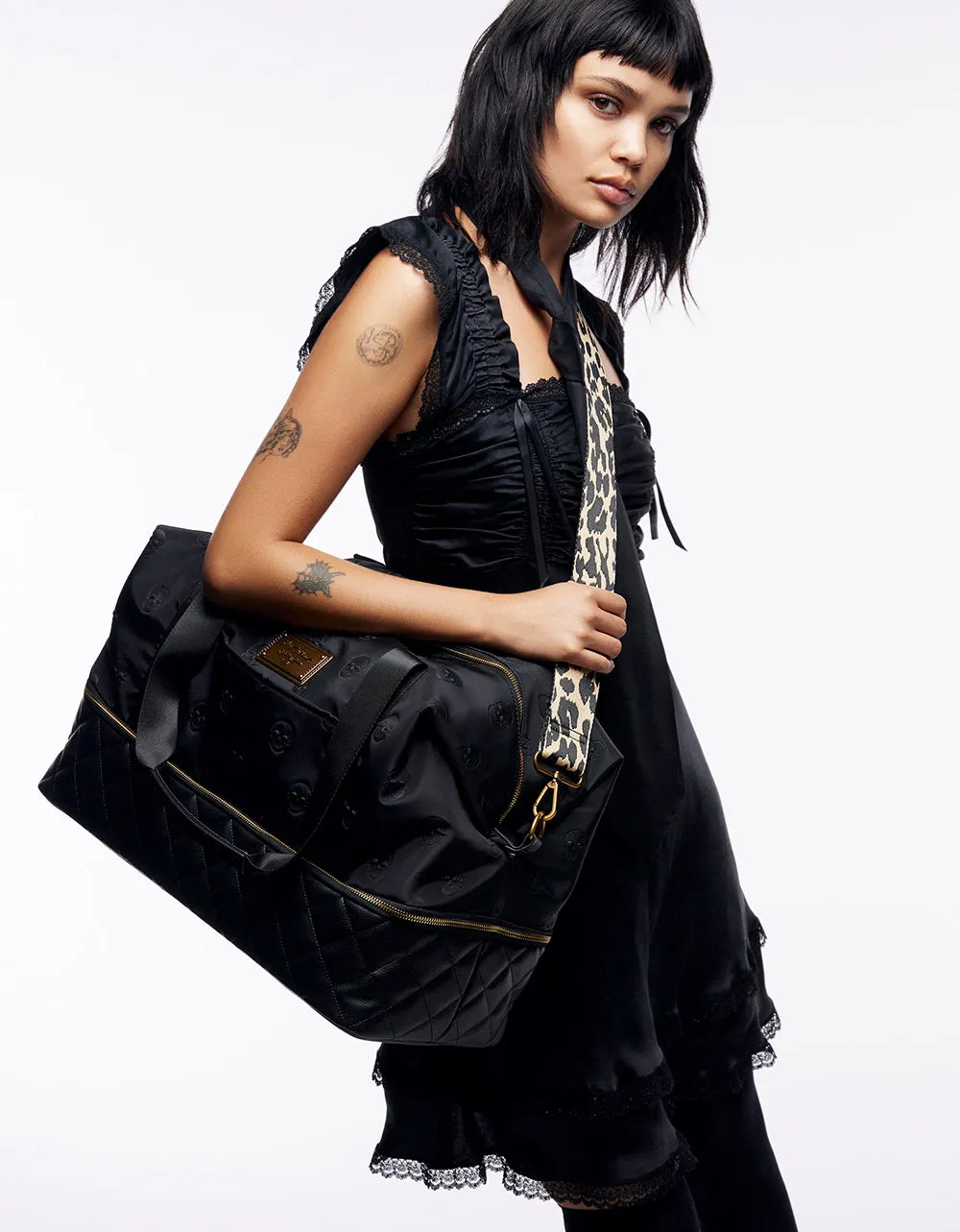 SKULLICIOUS WEEKENDER BAG BLACK