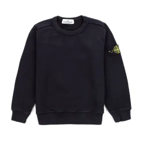 Stone Island Boy Dark Blue Sweatshirt