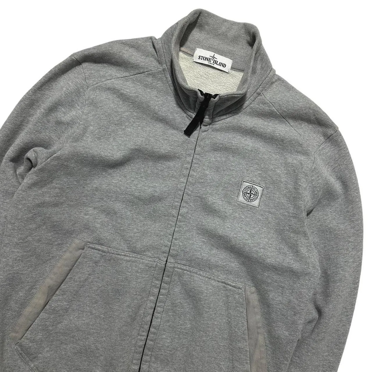 Stone Island Grey Full Zip Up