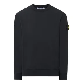 STONE ISLAND Logo Badge Sweatshirt - Navy