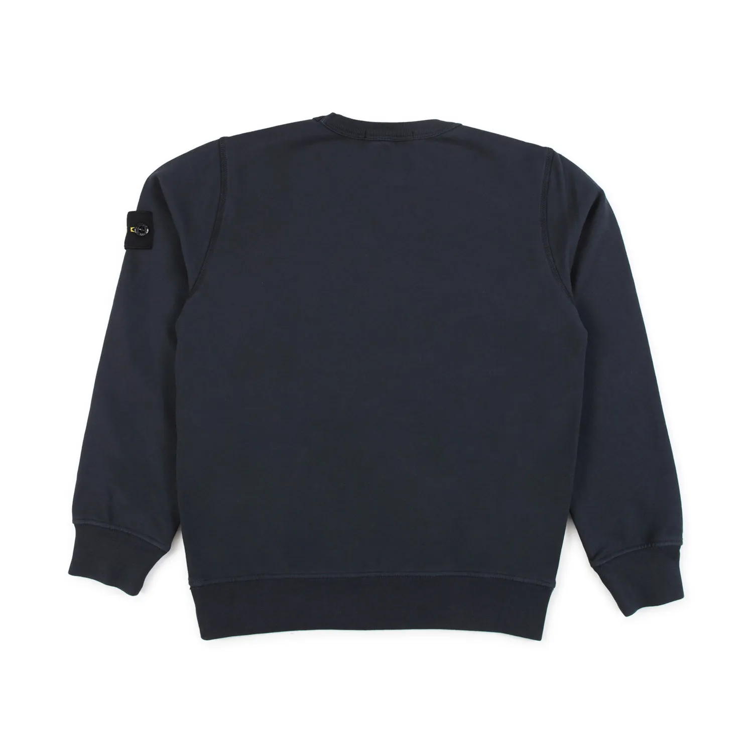 Stone Island Navy Blue Sweatshirt With Logo Patch