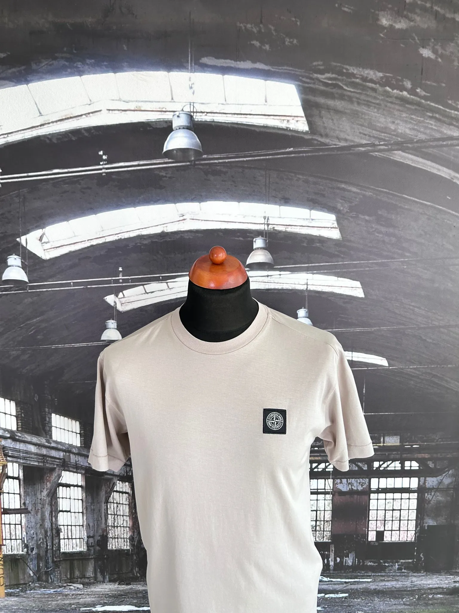 STONE ISLAND PATCH T SHIRT