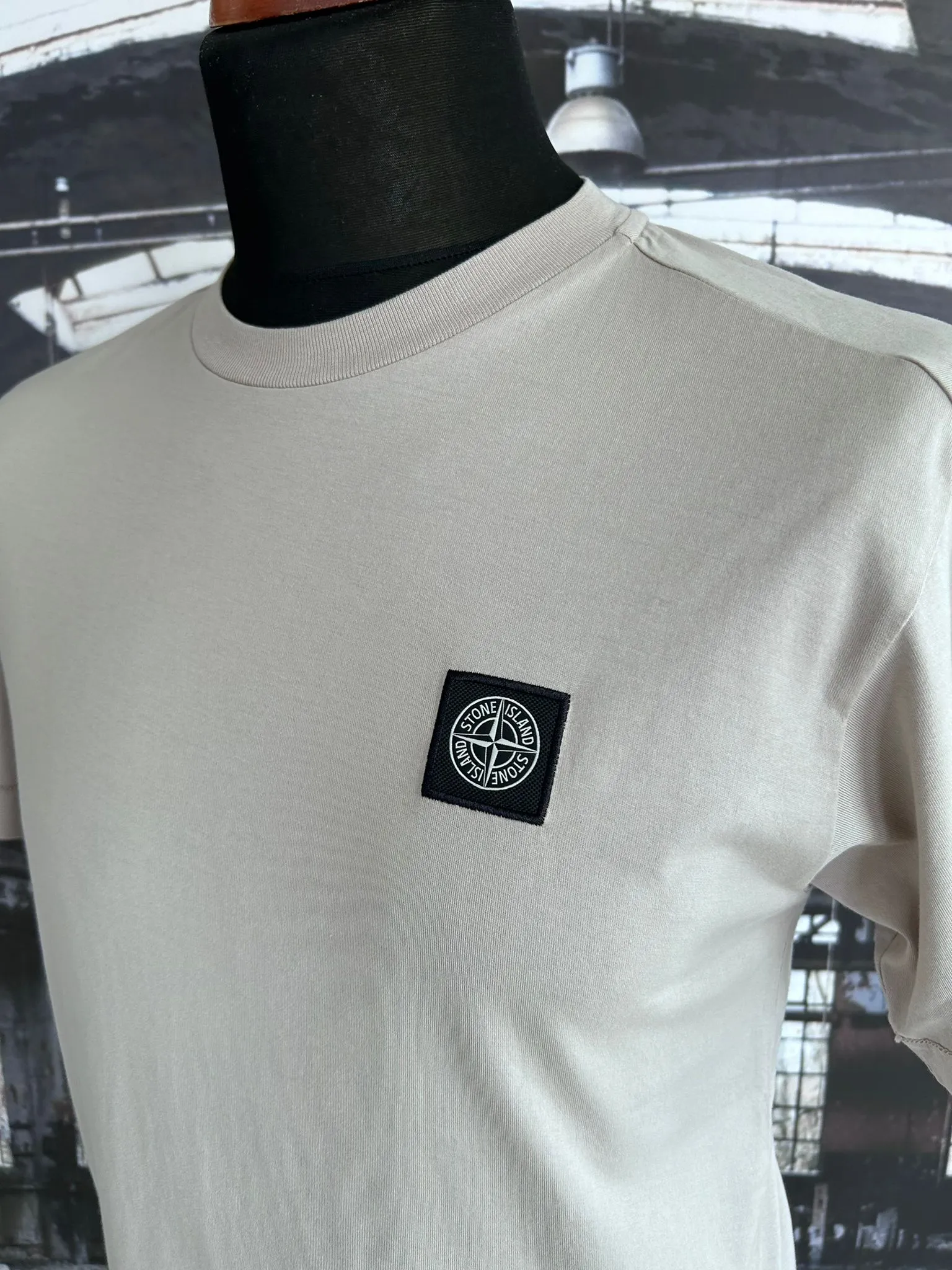 STONE ISLAND PATCH T SHIRT