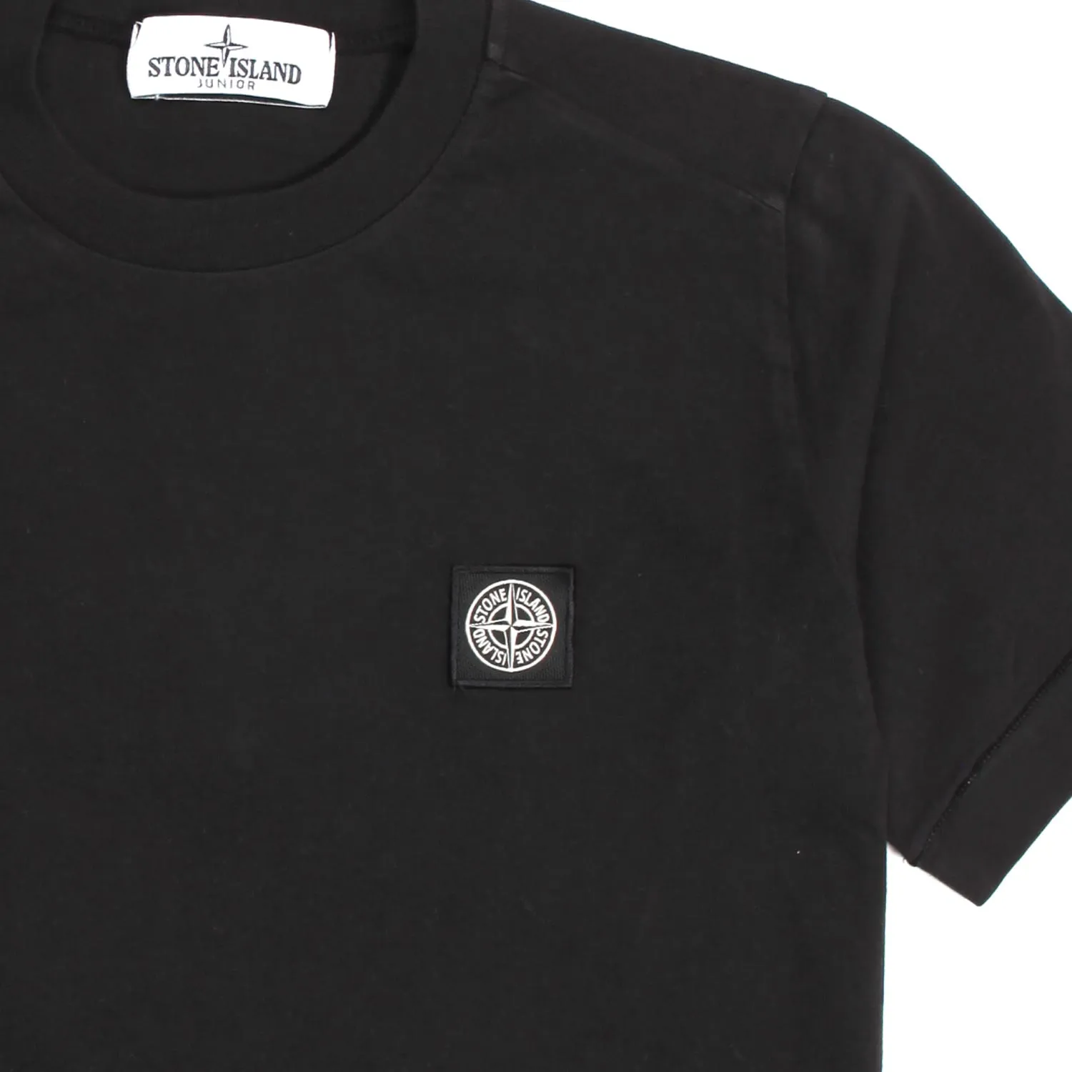 Stone Island Unisex Black Cotton T-Shirt 03