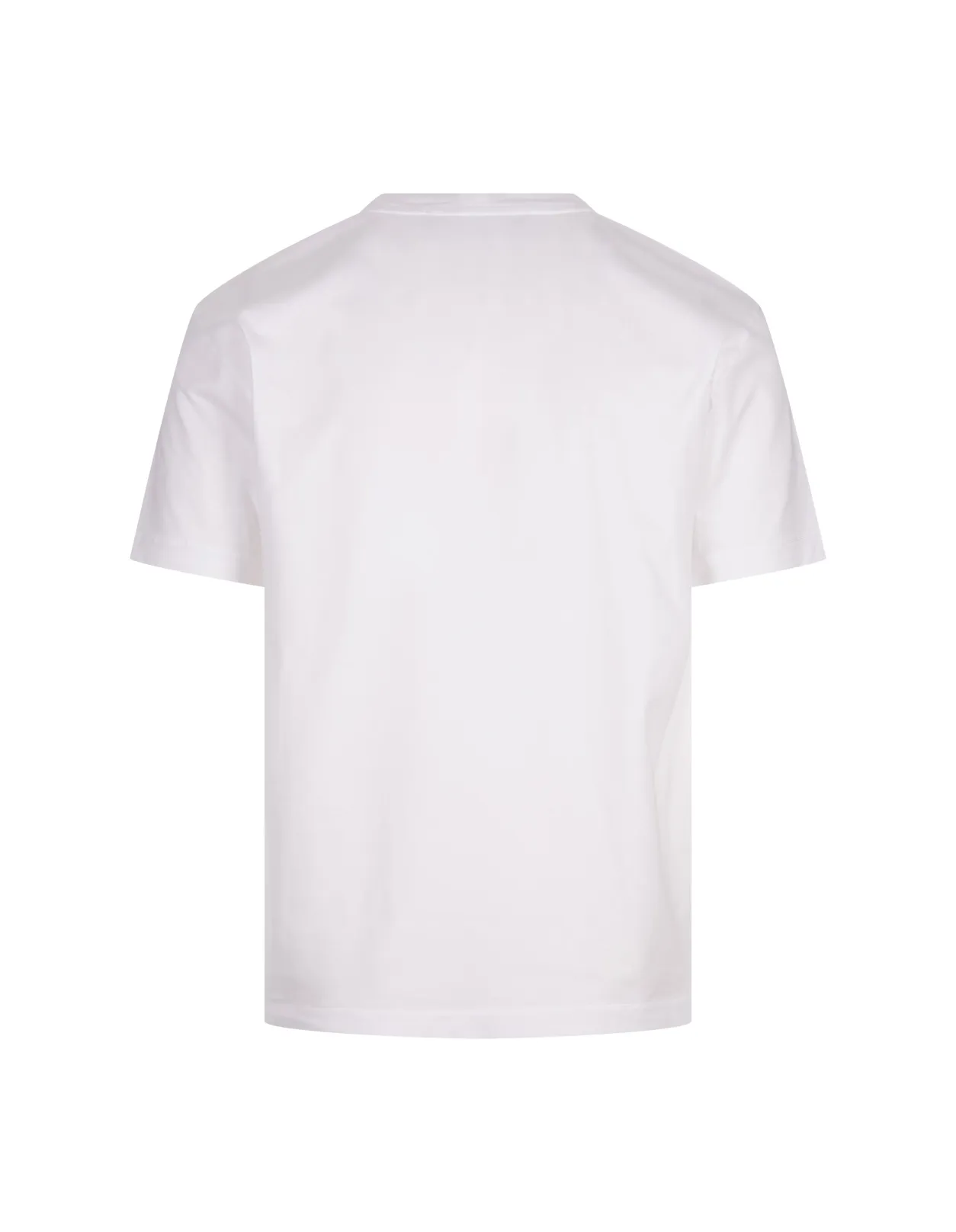 STONE ISLAND White 60/2 Cotton T-Shirt