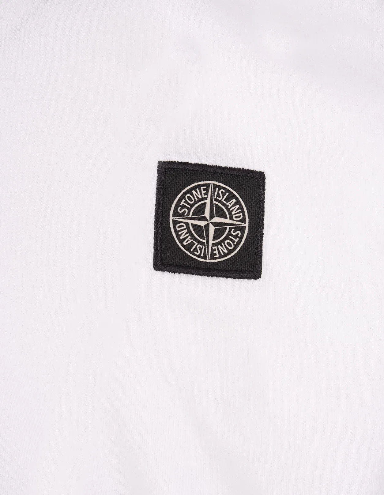 STONE ISLAND White 60/2 Cotton T-Shirt